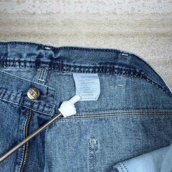 Vintage Y2K Key Imperial Carpenter Jeans 40x32 Baggy Wide Leg Fit Medium Wash - Picture 4 of 4